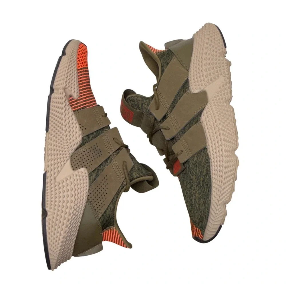 Adidas Prophere Olive/Red CQ2127 Chunky Retro Sneaker/Shoes Mens Size 12 Ex Cond